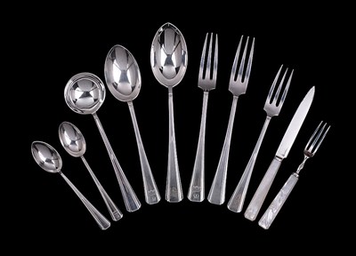 Lot 135 - A SET OF TABLE SILVER