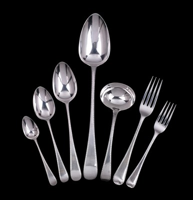 Lot 136 - A MATCHED SET OF TABLE SILVER