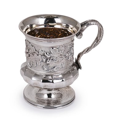 Lot 230 - A GEORGE IV SILVER MUG