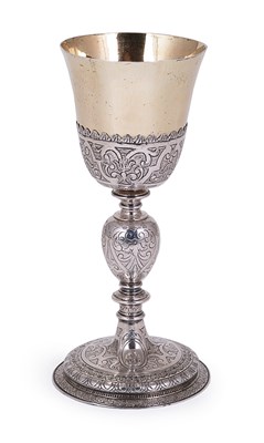 Lot 262 - AN ITALIAN SILVER CHALICE