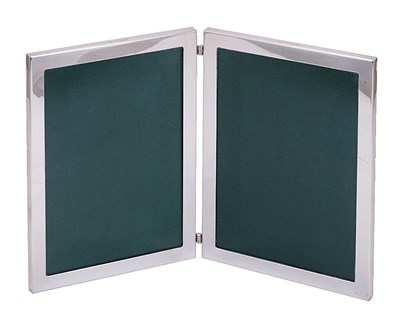 Lot 311 - A SILVER DOUBLE PHOTOGRAPH FRAME