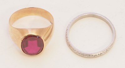 Lot 445 - TWO RINGS