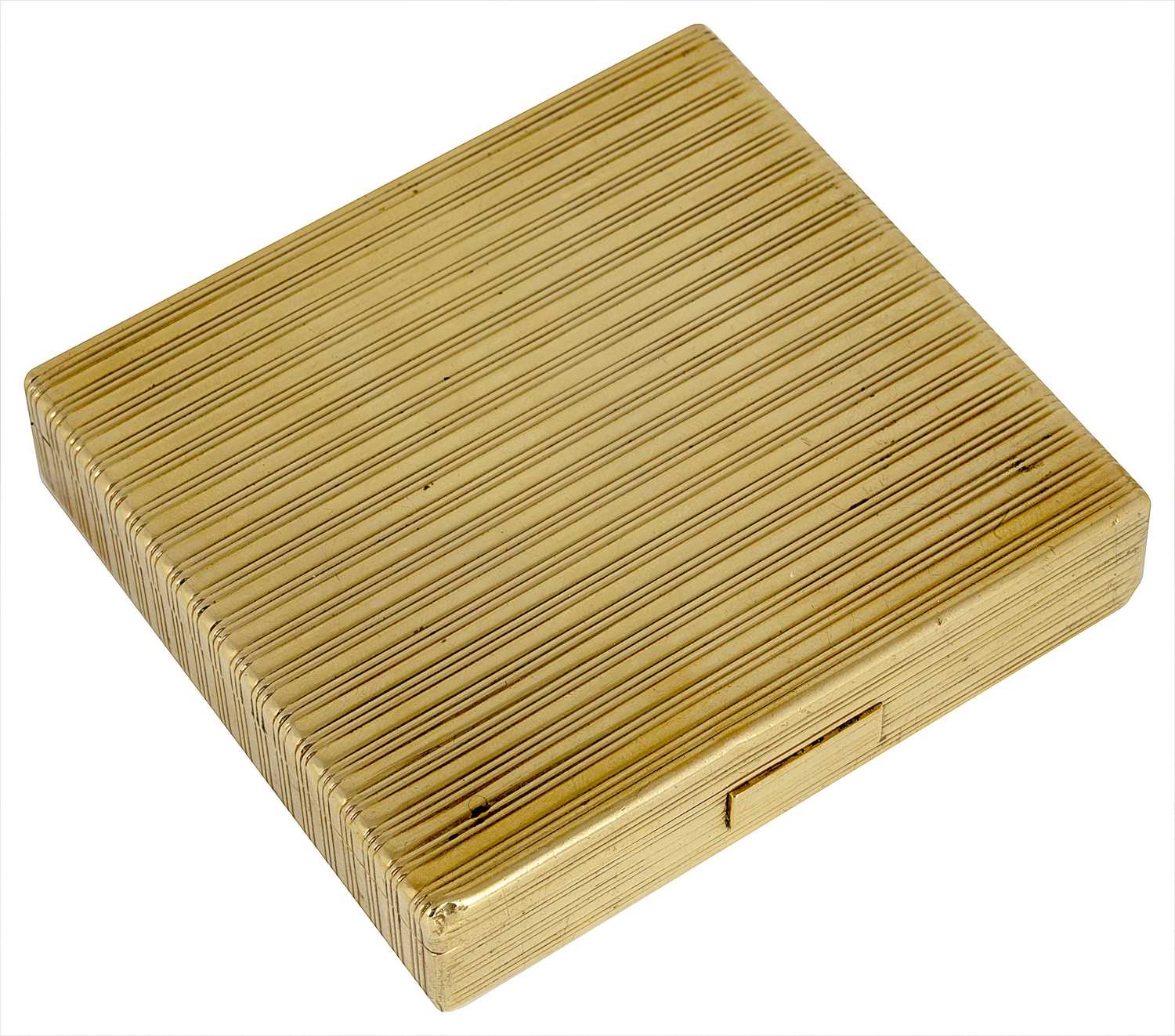 Lot 590 - A GOLD BOX