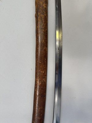 Lot 301 - A JAPANESE SHIN-GUNTO, SHOWA PERIOD (1926-1945), BLADE 1600-1700, SIGNED TAKADA JU FUJIWARA MUNEKAGE