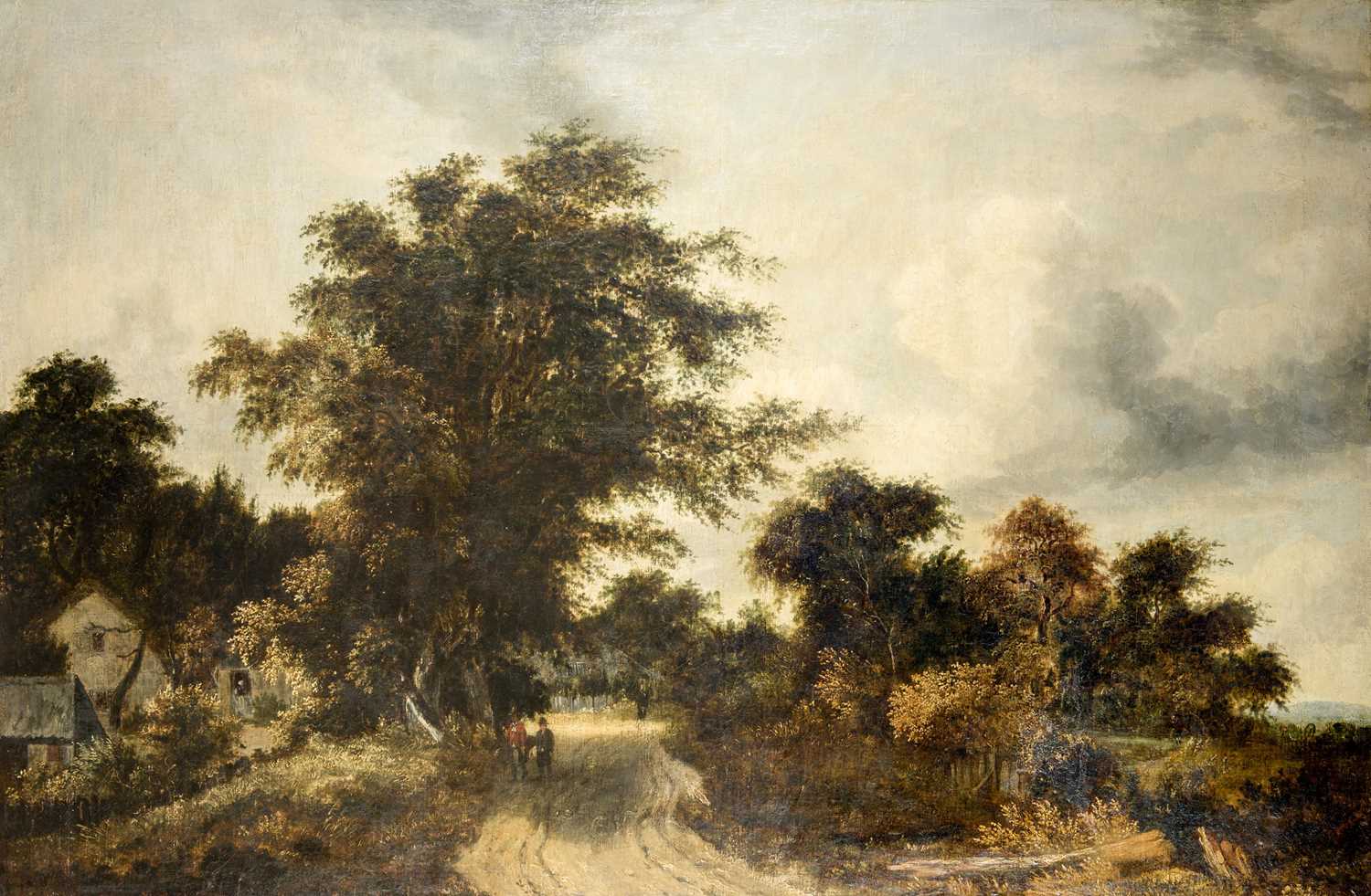 Lot 16 - MANNER OF MEINDERT HOBBEMA (19th CENTURY)