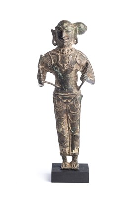 Lot 580 - A BHUTA FIGURE OF A HUNTER, WESTERN DECCAN, 18TH/19TH CENTURY