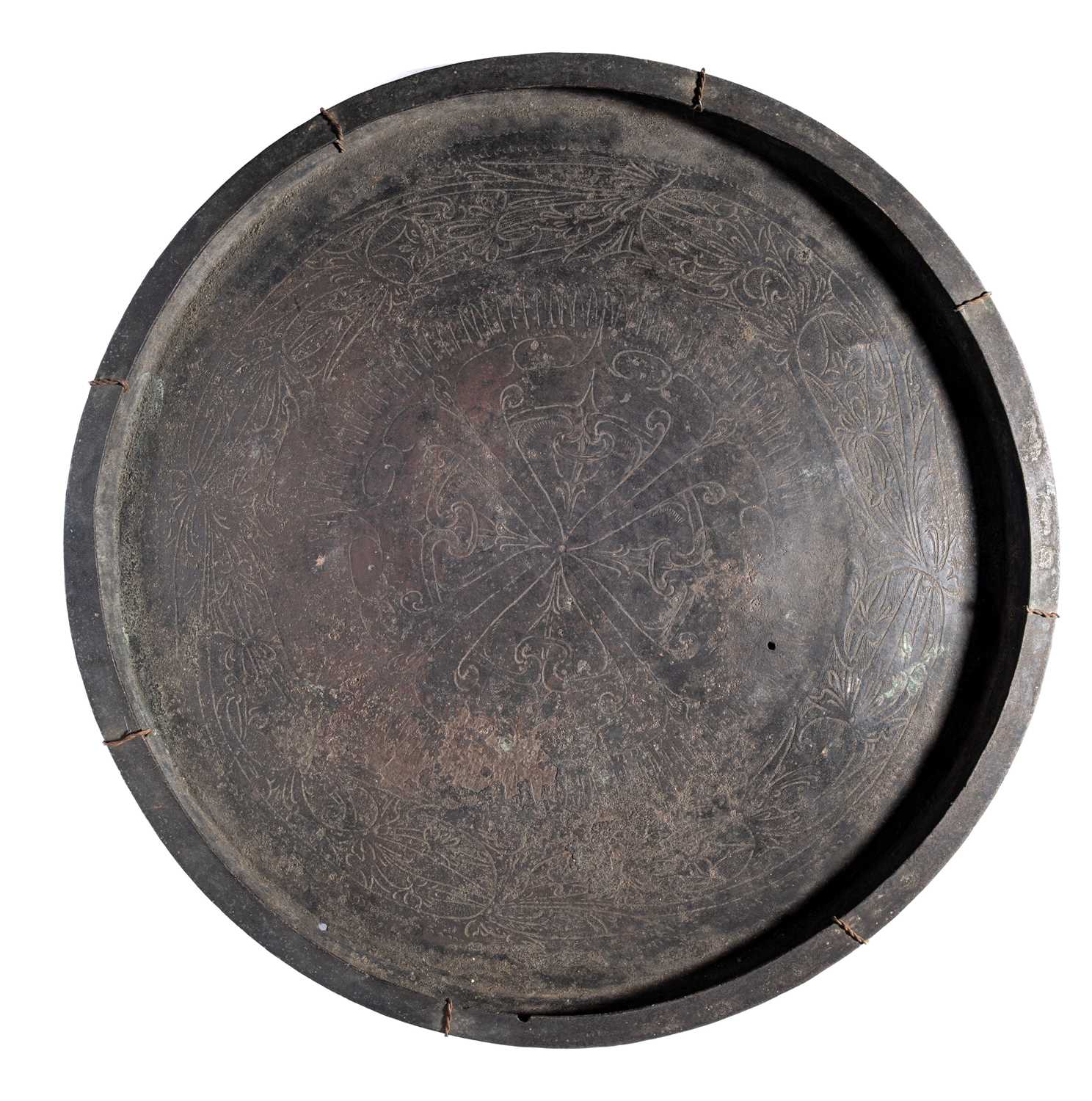 Lot 765 - TWO PRIESTS' OFFERING TRAYS (TALAM), CENTRAL