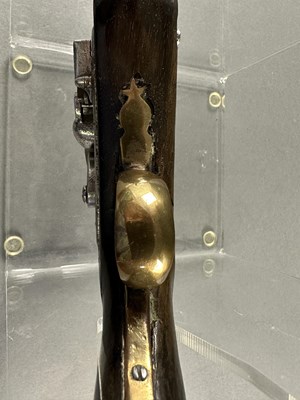 Lot 178 - A 24 BORE FLINTLOCK TRAVELLING PISTOL, BIRMINGHAM PROOF MARKS CIRCA 1830