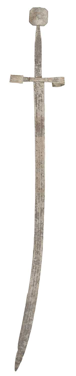 Lot 209 - A SABRE, POSSIBLY HUNGARIAN LATE 15TH CENTURY