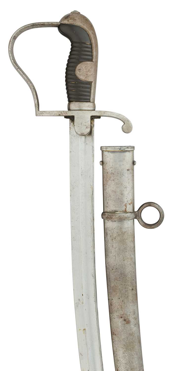 Lot 96 - A PRUSSIAN MODEL 1873 ARTILLERY SWORD, DATED 1915