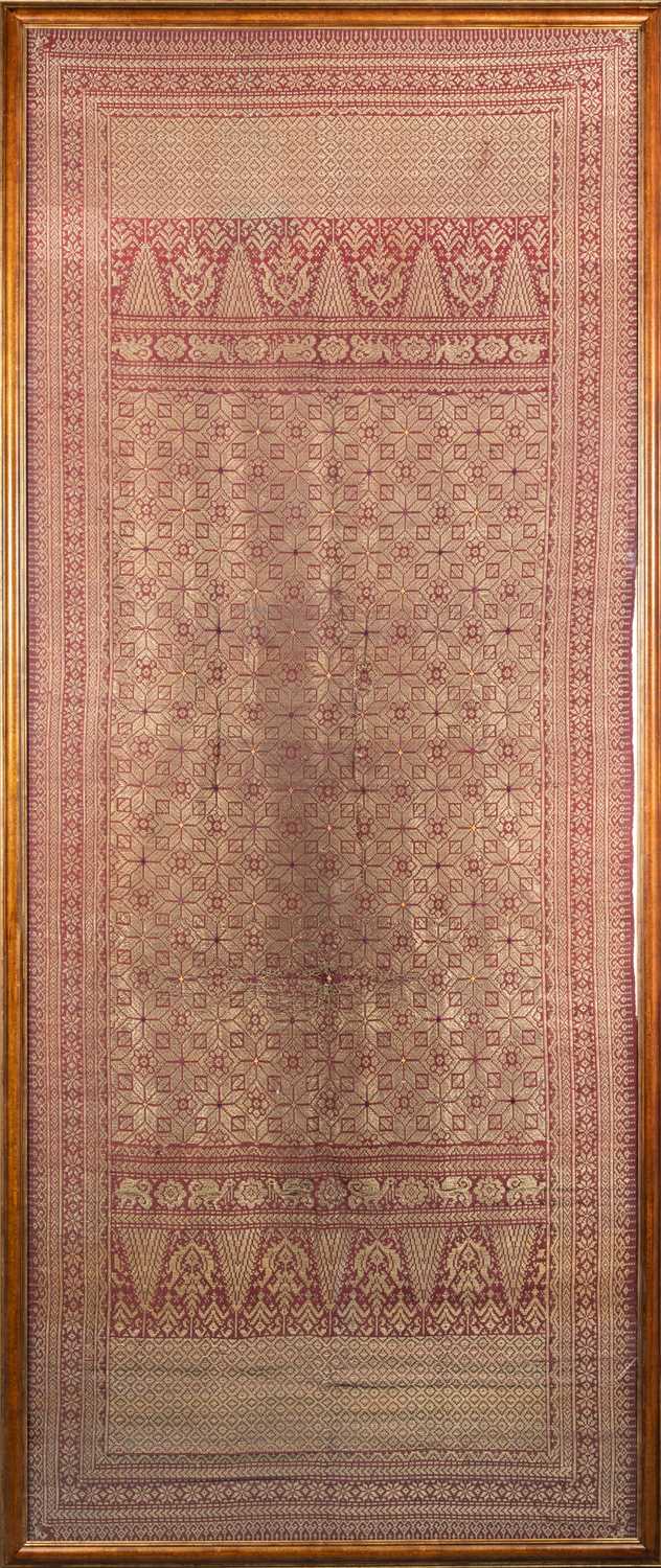 Lot 793 - A KAIN SONGKET, PALEMBANG, SUMATRA, PROBABLY CIRCA 1900