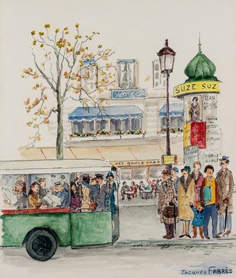 Lot 327 - â€¢ JACQUES FABRES (20th CENTURY)