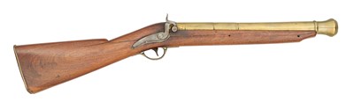 Lot 174 - A COMPOSITE PERCUSSION BLUNDERBUSS, MID-19TH CENTURY