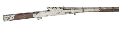 Lot 179 - A 10 BORE INDIAN MATCHLOCK MUSKET, 18TH CENTURY