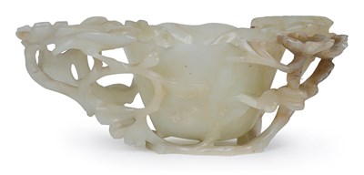 Lot 61 - â€¡A CHINESE JADE LIBATION CUP
