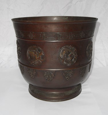 Lot 75 - A CHINESE BRONZE JARDINIERE