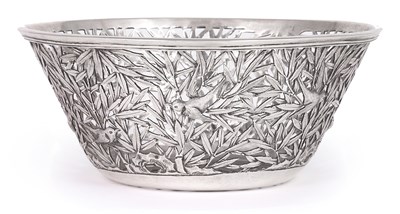 Lot 77 - A CHINESE SILVER BOWL