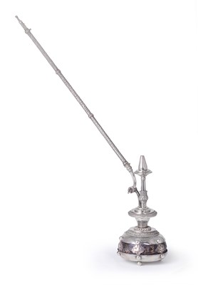 Lot 97 - A SILVER HOOKAH