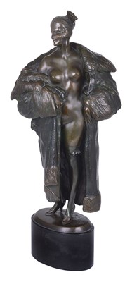 Lot 120 - NUDE IN A FUR COAT