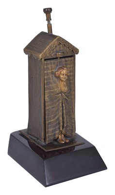 Lot 121 - AN AUSTRIAN BRONZE MECHANICAL BATHING BEAUTY