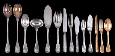 Lot 157 - A CANTEEN OF FRENCH TABLE SILVER