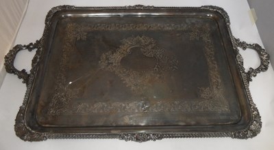 Lot 272 - AN ELECTROPLATE TRAY