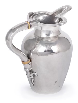 Lot 273 - A GEORGE III SILVER EWER