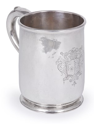 Lot 302 - A GEORGE I SILVER MUG
