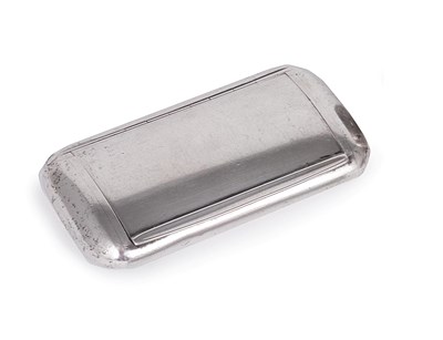 Lot 313 - A VICTORIAN SILVER SNUFF BOX