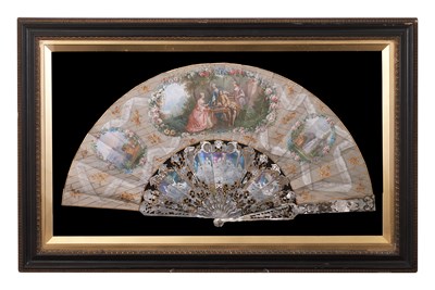 Lot 325 - A FRENCH FAN