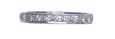 Lot 373 - ETERNITY RING