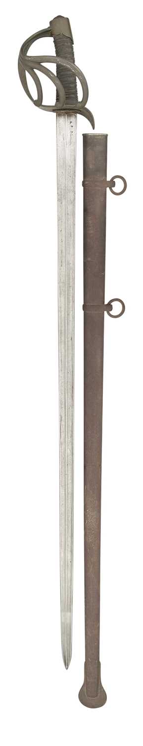 Lot 255 - A FRENCH MODEL ANXI CAVALRY SWORD, DATED 1811