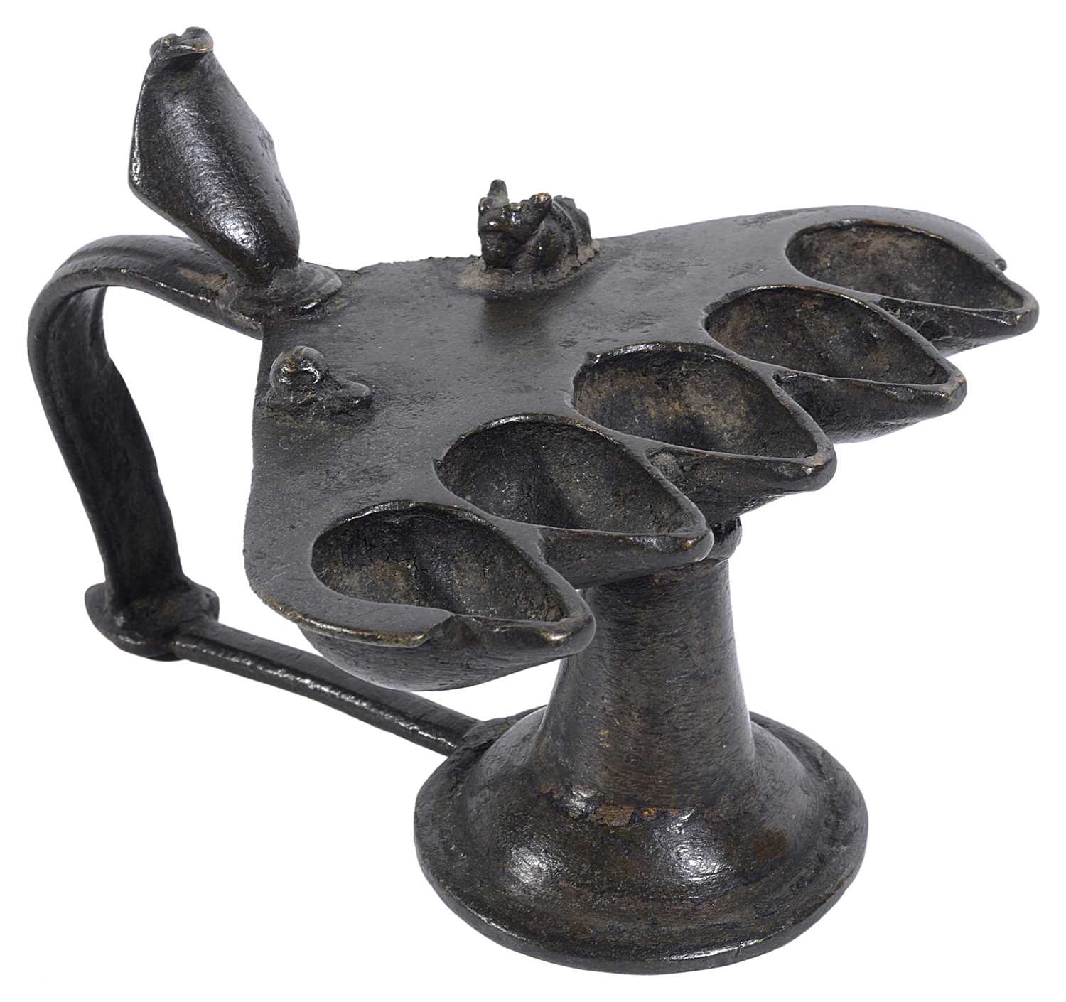 Lot 121 - A SMALL RITUAL LAMP