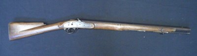 Lot 434 - A .700 CALIBRE PERCUSSION MUSKET, BIRMINGHAM PROOF MARKS, MID-19TH CENTURY