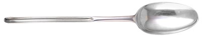 Lot 400 - A GEORGE I SILVER MARROW SPOON