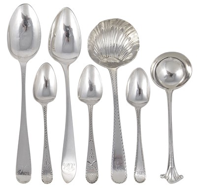 Lot 407 - GEORGIAN TABLE SILVER