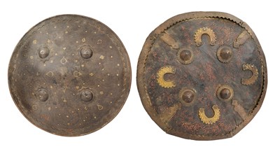Lot 61 - TWO INDIAN SHIELDS (DHAL), 19TH CENTURY