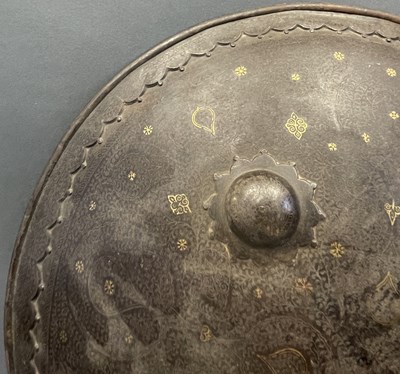 Lot 61 - TWO INDIAN SHIELDS (DHAL), 19TH CENTURY