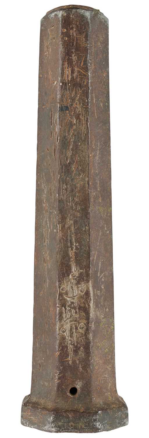 Lot 157 - AN IRON CANNON IN LATE 15TH CENTURY STYLE, 19TH/20TH CENTURY