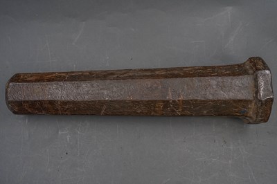 Lot 157 - AN IRON CANNON IN LATE 15TH CENTURY STYLE, 19TH/20TH CENTURY