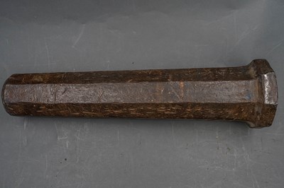 Lot 157 - AN IRON CANNON IN LATE 15TH CENTURY STYLE, 19TH/20TH CENTURY