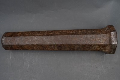 Lot 157 - AN IRON CANNON IN LATE 15TH CENTURY STYLE, 19TH/20TH CENTURY