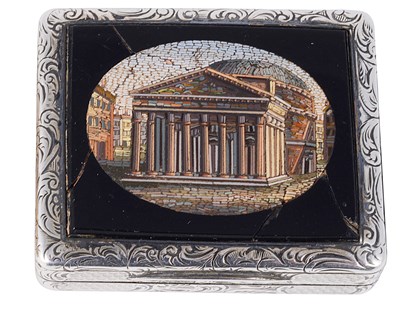 Lot 487 - A SILVER VINAIGRETTE