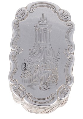 Lot 496 - A VICTORIAN SILVER VINAIGRETTE