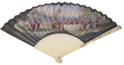Lot 511 - ËœAN IVORY FAN