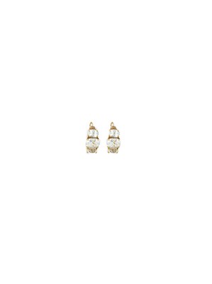 Lot 548 - PAIR OF AQUAMARINE EARCLIPS