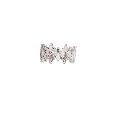 Lot 574 - DIAMOND ETERNITY RING