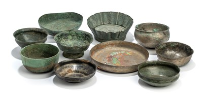 Lot 269 - TEN JAVANESE BOWLS, 10TH-14TH CENTURIES