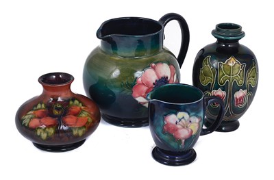 Lot 59 - A GROUP OF THREE PIECES OF MOORCROFT