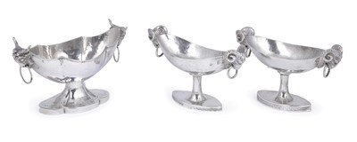 Lot 151 - A SPANISH SILVER SALT CELLAR